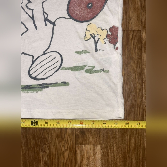 HOLLISTER SNOOPY Cream Color Sleepwear Tee xxsmall NEW! - Picture 12 of 13